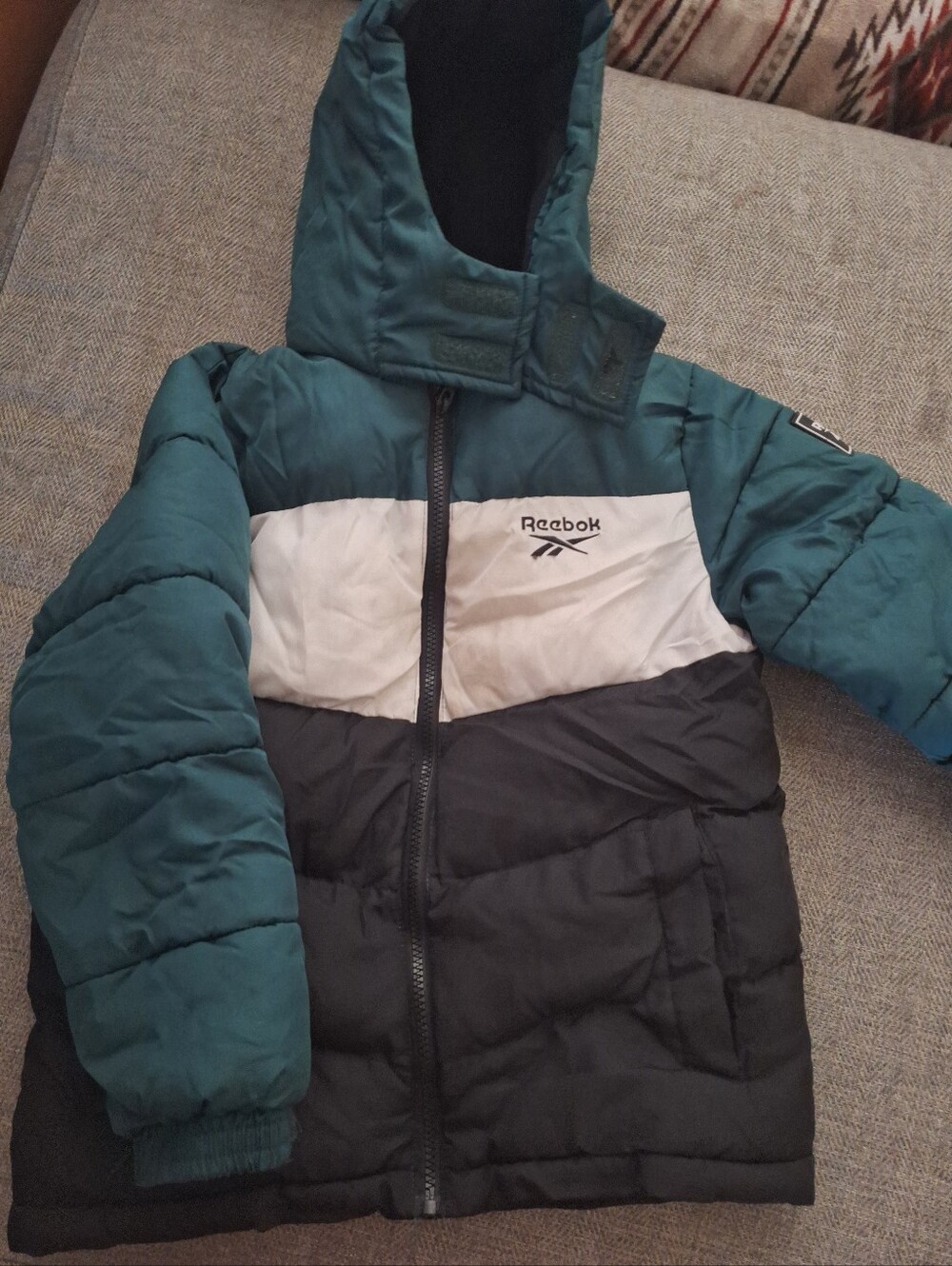 Reebok Kids Boys Puffer Jacket with Hood